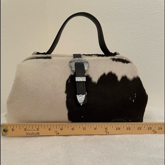 Beautiful Circle Y of Yoakam Cowhide purse. Handmade NWOT - Picture 9 of 14